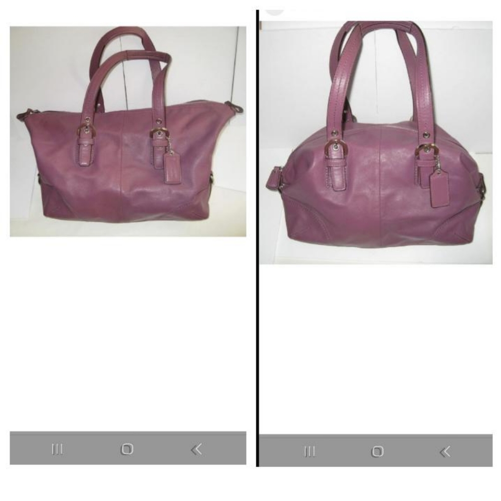 Coach - - Adjustable 2 way! Coach purse -tote! F1220 euc!